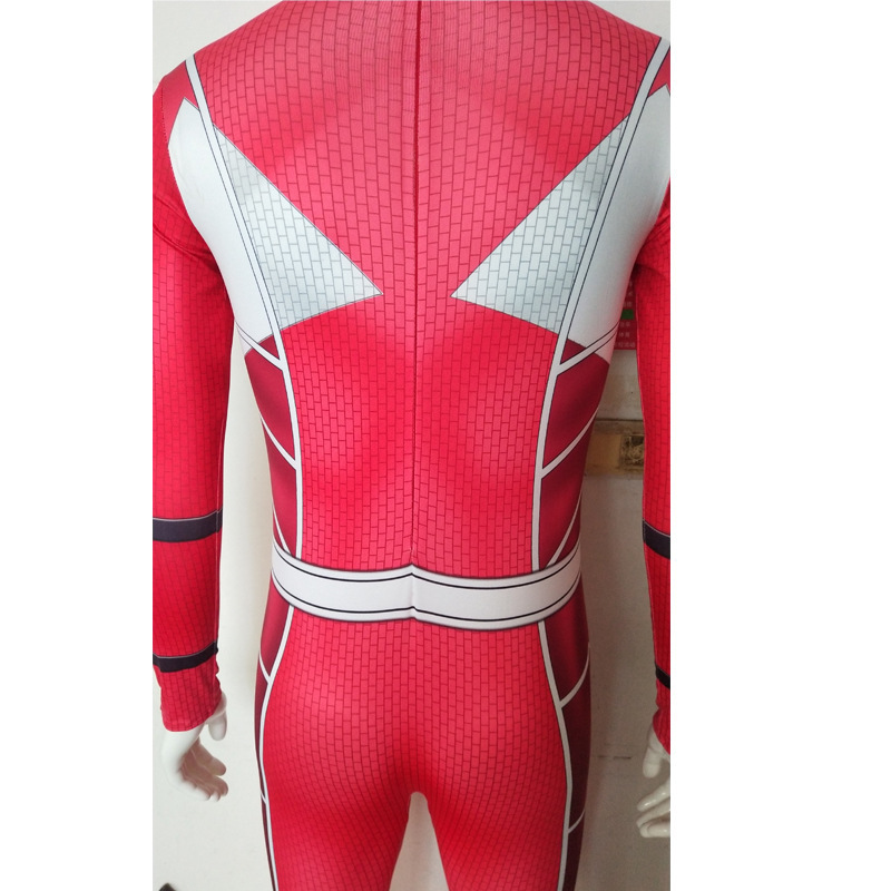 Power Samurai Sentai Shinkenger Red Rangers Costume Superhero Cosplay Halloween Birthday Party Zentai Suit tute bambini