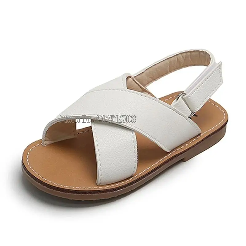 Spor ayakkabı yürümeye başlayan çocuk erkek kız sandal yaz çocukları plaj çocuk moda yumuşak basit ayakkabılar