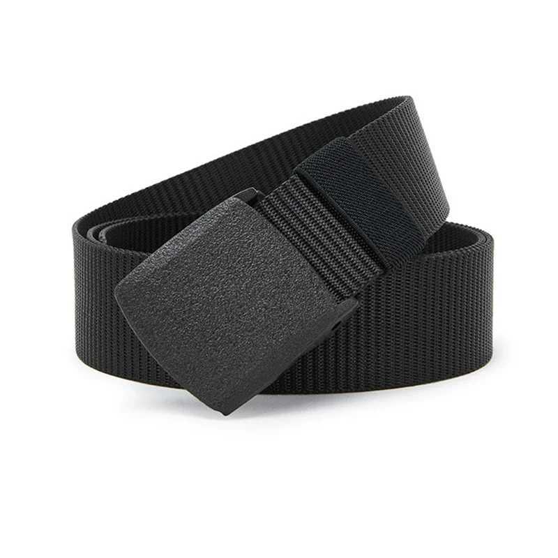 Cinturas Cinturón táctico del ejército para hombres Automático automático Self Beblled Mens Belt Canvas al aire libre Huntingl240409