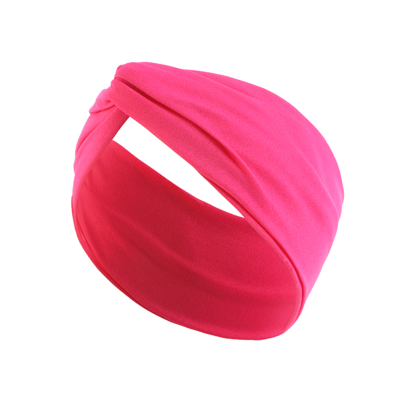 Fascia donne band capelli twist tramonto elastico elastico turbante turbante trucco sport sport band band happy capelli accessori capelli