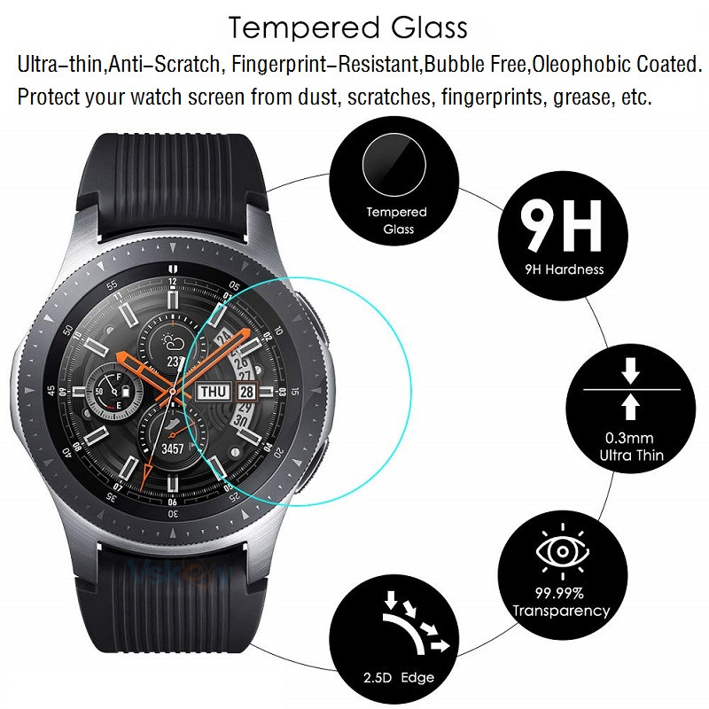 Smart Watch Screen Protektor Durchmesser 27mm 26 mm 28 mm 31 mm 30 mm 29 mm 25 mm 24 mm 23mm 23 mm geschaltetes Glas HD Clear Protective Film