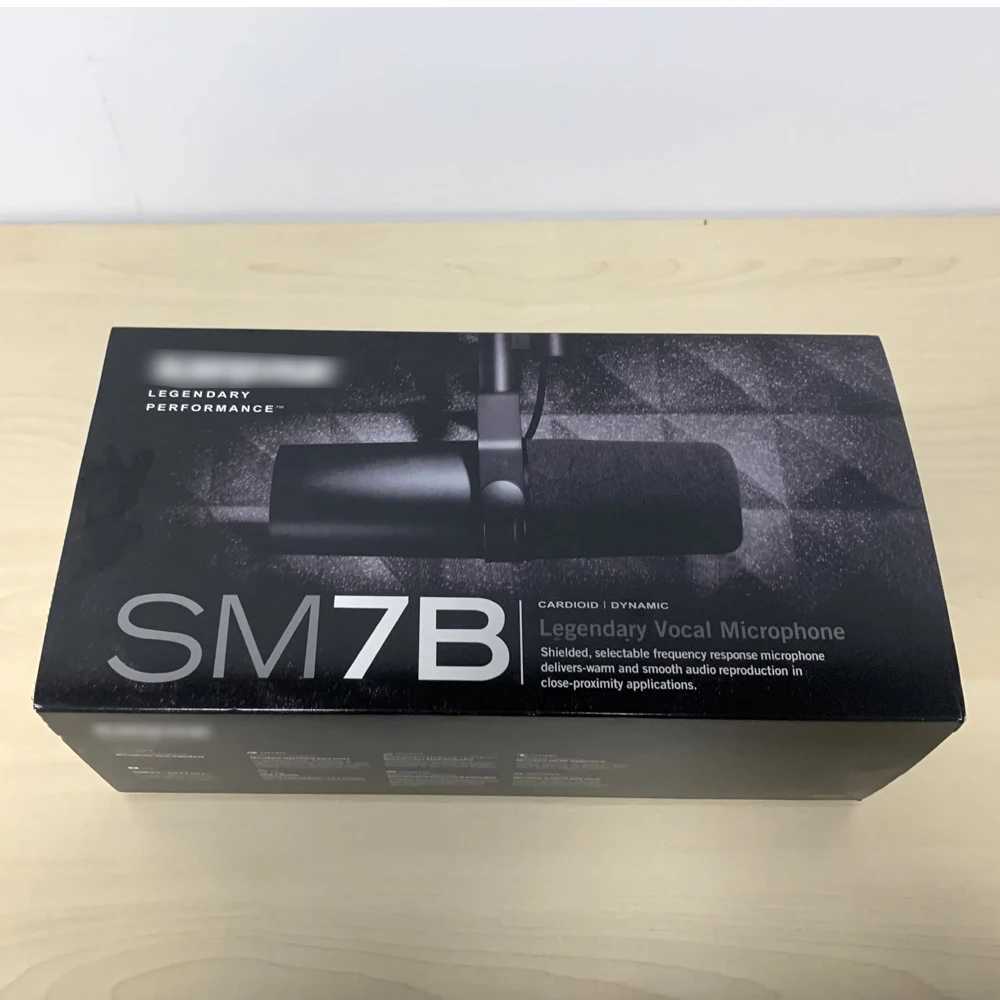 Mikrofoner Gratis frakt SM7B Studio Microphone Cardioid Dynamic Close-Talk Microphone Vocals Recording SM7B Microphone 240408