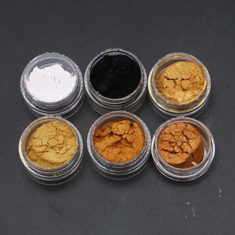 Grade cosmétique Pearlescent Natural Mica Mineral Powder Epoxy Resin Dye Pigment Crystal Moule Diy Savon fait à la main Faire DropShip