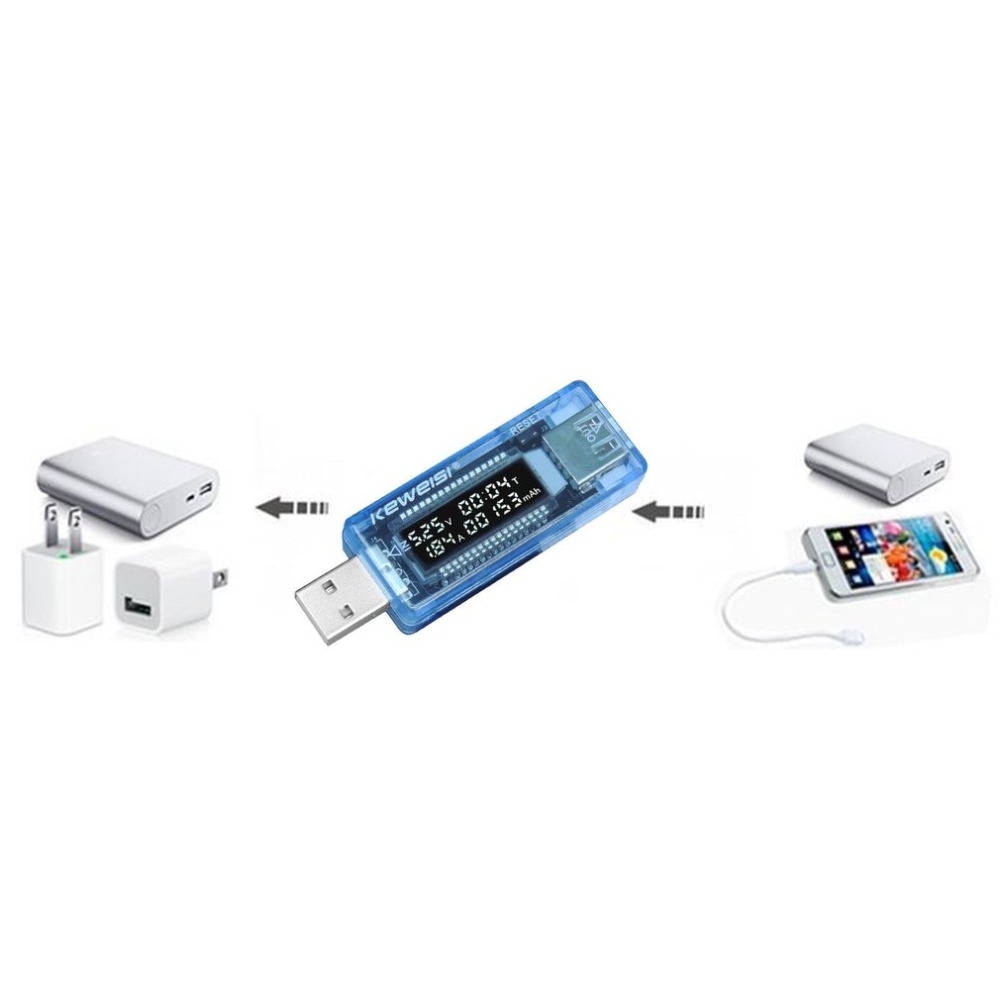Tensione di tensione di corrente USB Volt Volt Corrente Tensione Rileva Capacità Caricatore Tester Test del rivelatore di alimentazione mobile