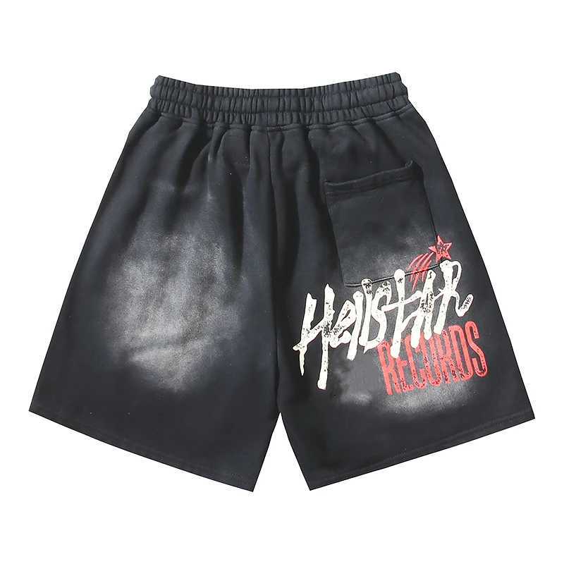 Men's Shorts Summer style Hellstar Y2K couple cotton shorts casual black loose sports pants oversized J240409