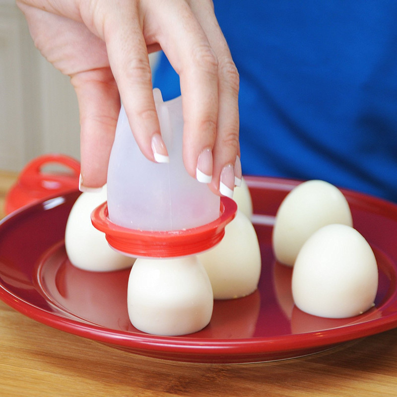 3-Nit-Stick Siliconen Ei Boiler stropers Stoomboot Stoomkeuken Egg Cooker Cup Functionele kookhouder Kookaccessoires