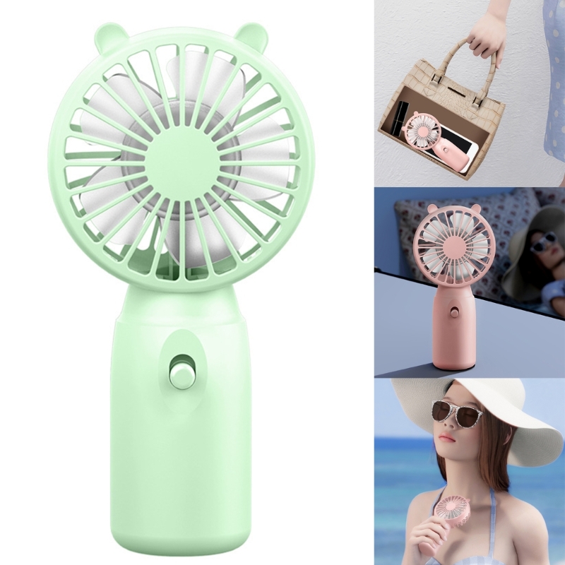 Kleine persoonlijke fan Handheld Mini Fan Summer Portable Fan AA-Battery Operated Pocket Fans batterijen niet inbegrepen