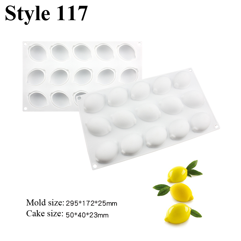 Shenhong Silicone Cake Mold Fruit Mousse Baking Mold Non-Stick Party Pest Pan Kitchen Bakeware Dessert Decorating Tool