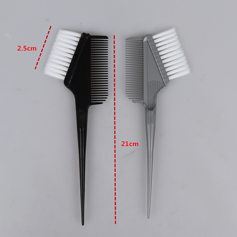 Hair Dyeing Coloring Comb Barber Tinting Hair Brush DIY Styling Accessories Plastic Color Mixing Bowl Hair Styling Tool