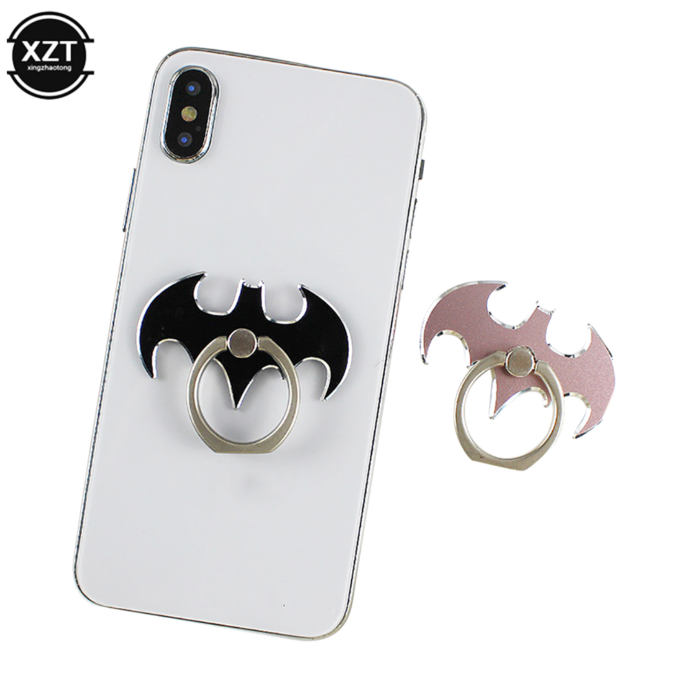 Bat Finger Ring Telefoonhouder 360 graden Rotate Desktop Mount Mobile Phone Stand voor iPhone Xiaomi Metal Holder