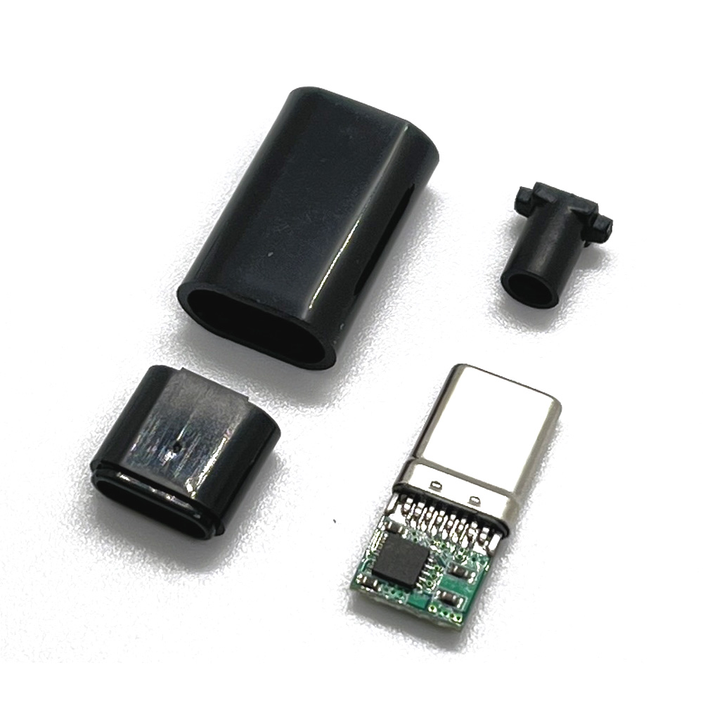 16PIN USB TYPE-C PD/QC 9V 12V 15V 20 В. Мужская загрязняющая плата заряда модуль быстрого заряда PD 2 3.0 DC Trigger Cable Cable QC4 Разъем заряда QC4