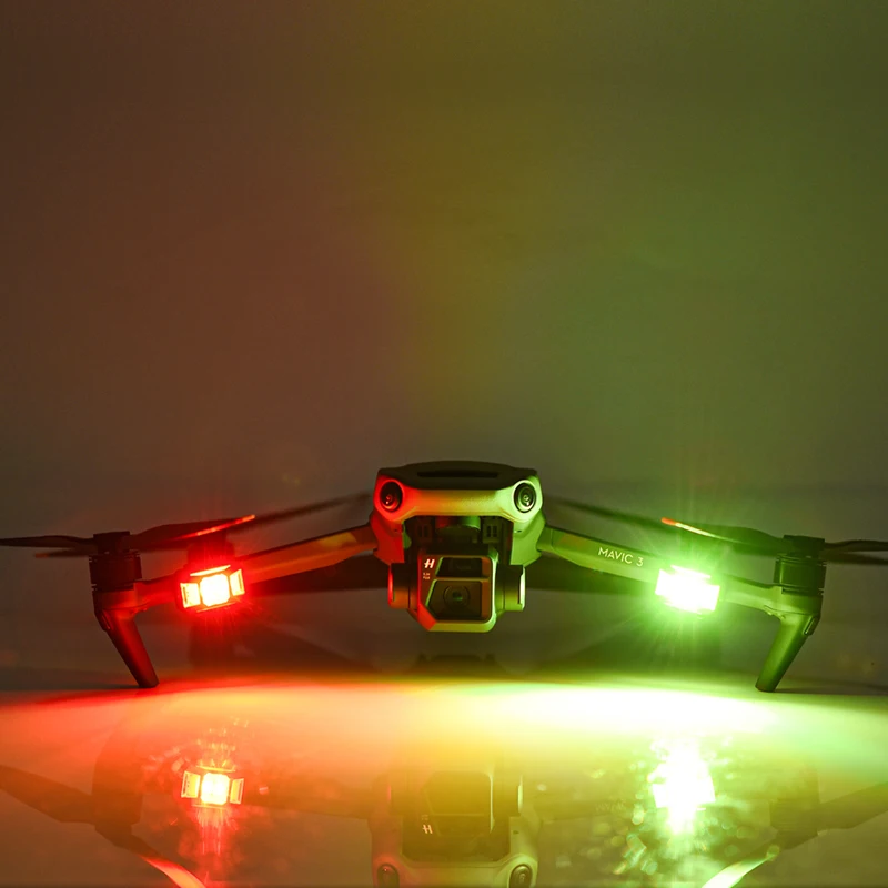 Drony MAVIC 3 LED LED LID Sygnał Sygnał Sygnał Lampa Wskaźnik Wskaźników alarmowych dla DJI FPV/Mavic 3/Air2/Mini 2/Mini 3 Pro Accessorie