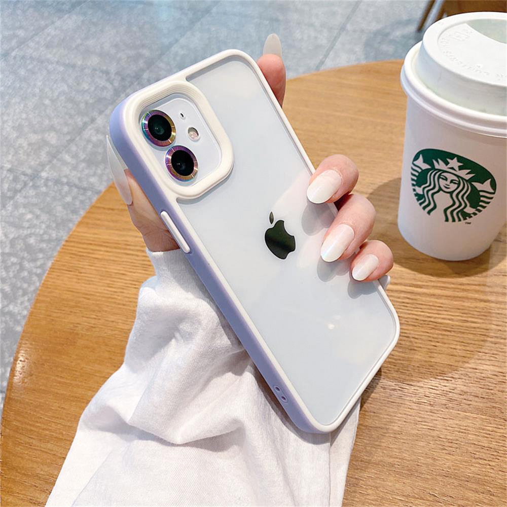 Transparent Shockproof Bumper Case For iphone 15 Ultra 14 Pro Max 11 13 12 Mini X XR XS MAX 7 8 Plus Acrylic Hard Case Accessory