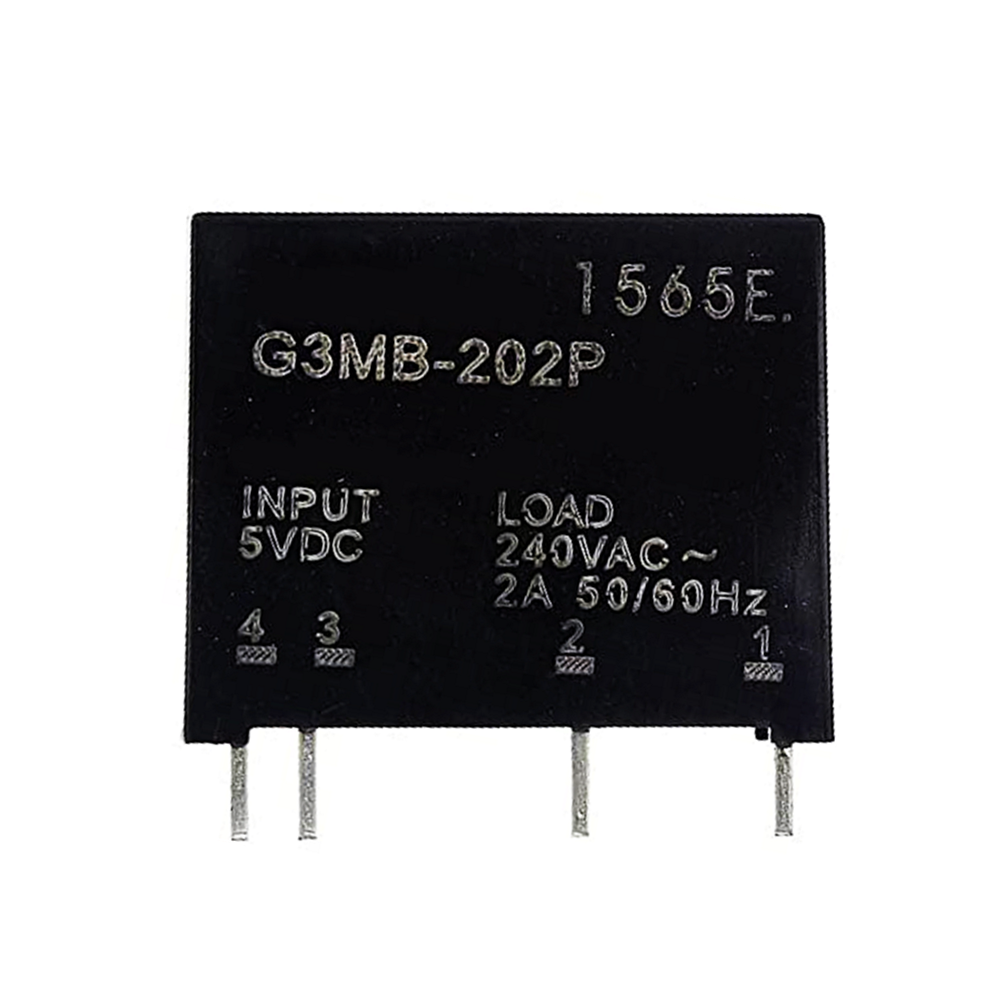 Relay Module G3MB-202P G3MB 202P DC-AC PCB SSR In 5V DC Out 240V AC 2A Solid State Relay Module