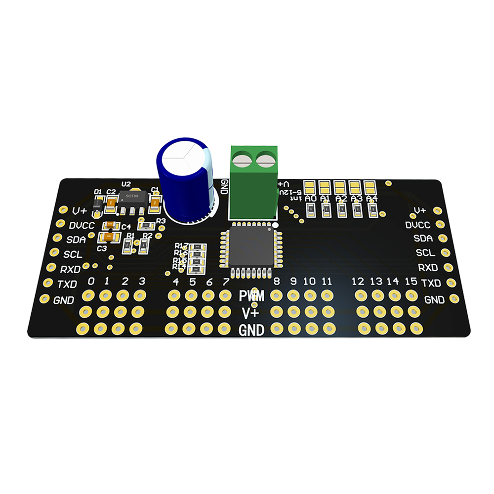 Diymore Lu9685 16チャンネル12ビットPWMサーボシールドドライバーI2C IICインターフェイスlu9685 raspberry pi for arduinoのモジュールコントローラー