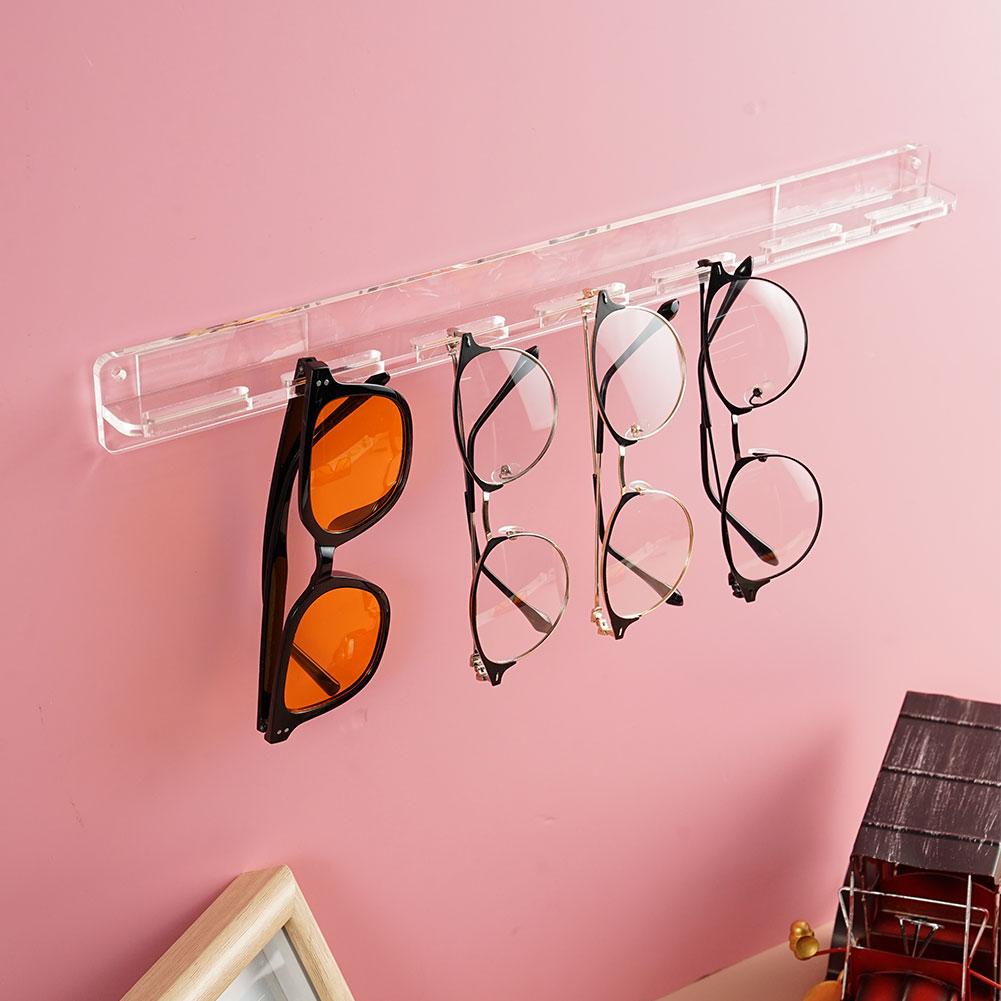 Polli di occhiali acrilici Porta a parete Organi da sole montati Organizzatore di occhiali gli occhiali Decorazione della parete parete