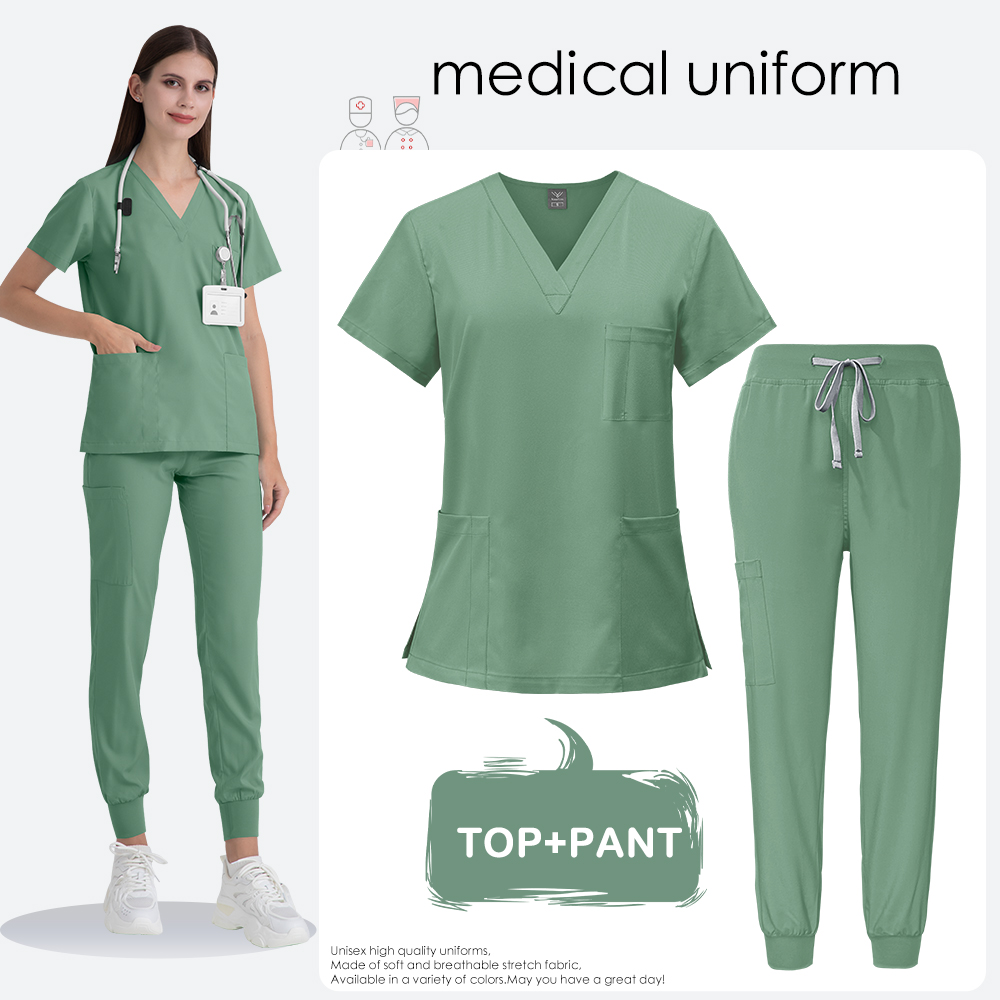 Skrubber medicinska uniformer kvinna omvårdnadstillbehör läkare sjuksköterska arbetskläder pediatrisk tandklinik Special Uniform Hospital Medical Medical