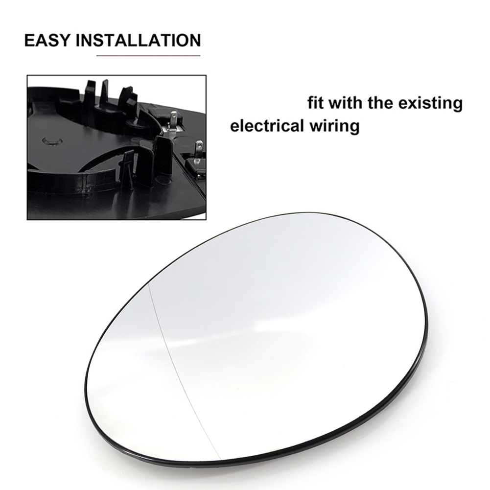 1/2pcs Car Heated Wide Angle Mirror Glass Door Wing Rearview Mirror Heated Glass for MK2 Mini R60 S/JCW/Countryman 2011-2016
