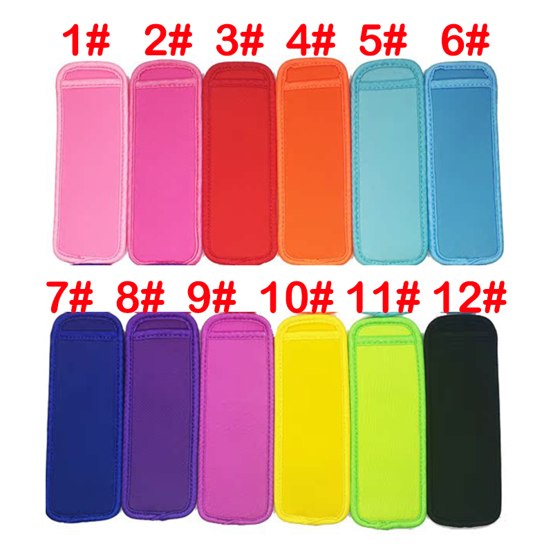 Popsicle Holder Freezer Icy Pole Tools Ice Lolly Sleeve Protector For Ices Cream Natural Rubber Popsicle Cover