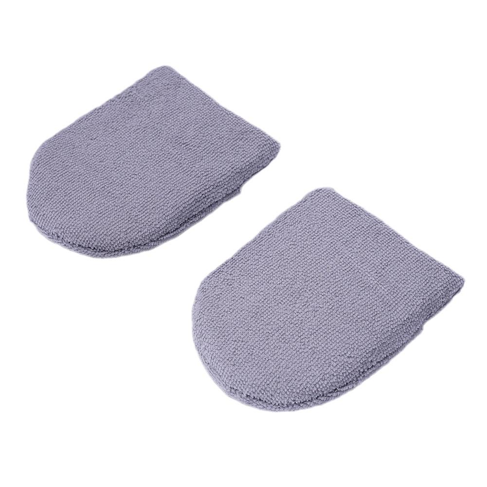 2/Microfiber Soft Aplicador de cera Mitts Polish Polish Pad Pad Esponja Aplicadora de Limpeza Pad para Polimento de Cuidados de Carro para S7G9