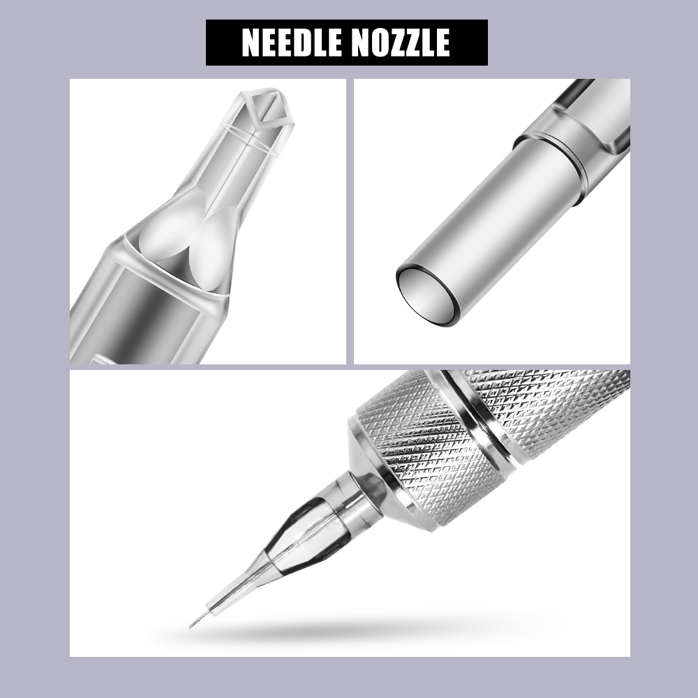 50/Disposable Transparent Tattoo Nozzle Tips Clear Plastic Sterile Assorted Permanent Makeup Needle Tubes Supply RT/FT