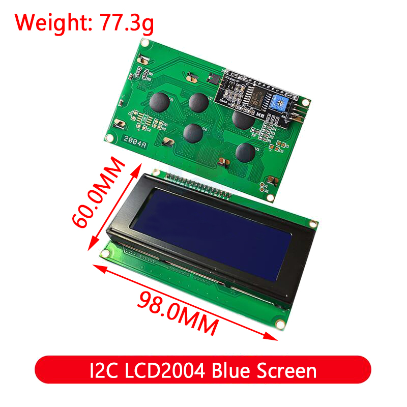 IIC I2C Arayüz Arduino için Mavi Yeşil Ekran LCD Modülü 0802 1602 2004 12864 Karakter UNO R3 MEGA2560 Ekran PCF8574T