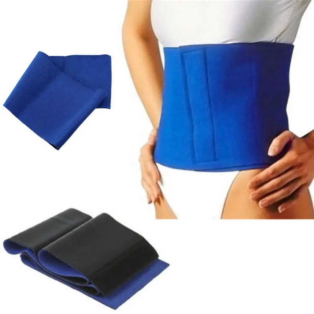 Bantningsbälte elastisk midja träning bantning kropp mage body shaper band midje trimmer bälte bantningsbälte magen bränna fett 240409