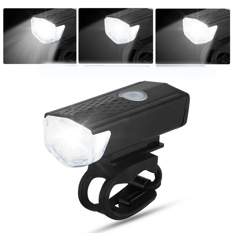 Cycling Safety Warning Light Bike Bicycle Light USB LED Rechargeable Set Mountain Cycle Front Back Headlight Lamp Flashlight