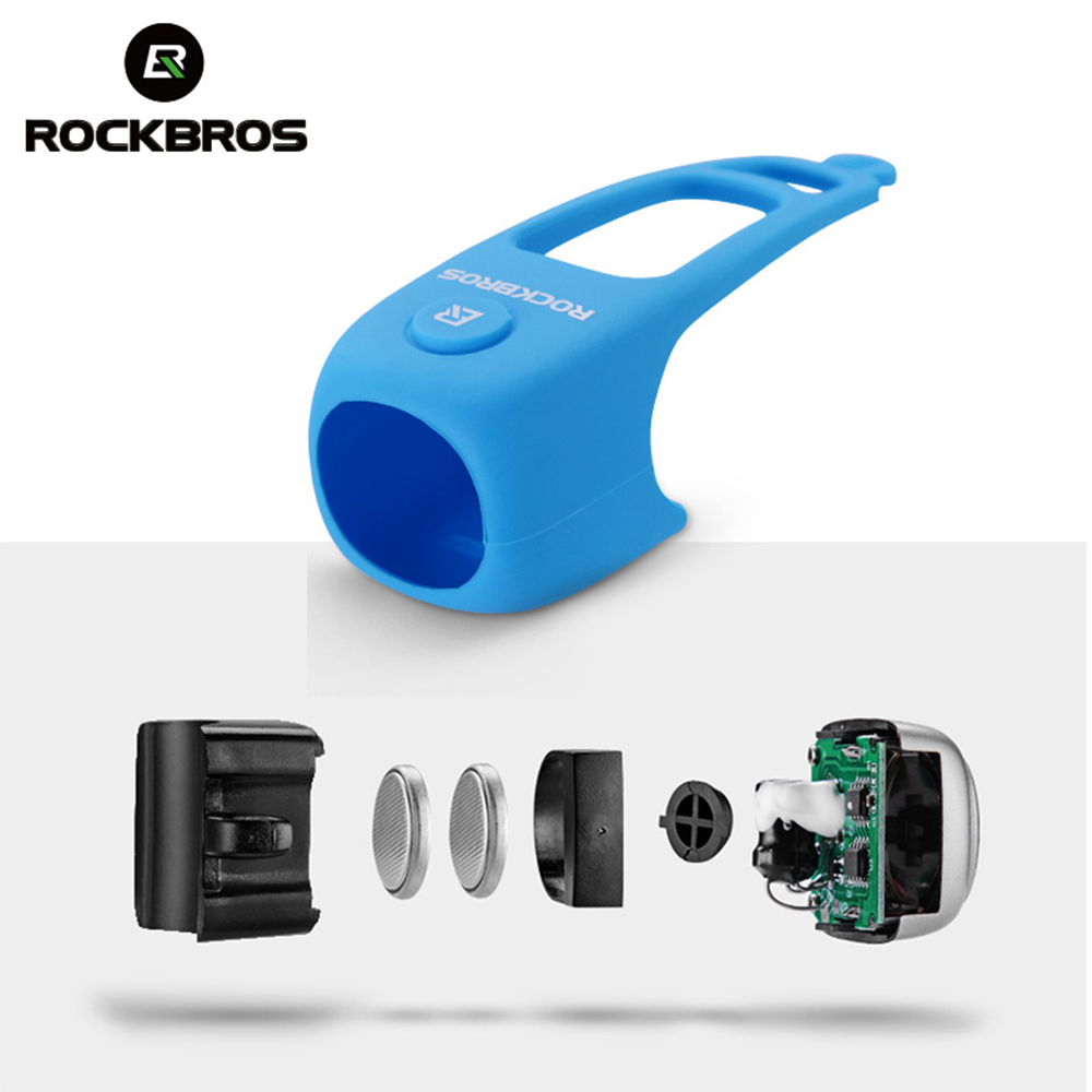 Rockbros Electric Cycling Bells 110 db Horn RainProof MTB自転車ハンドルバーベルバイクベルホーンサウンドアラーム自転車アクセサリー