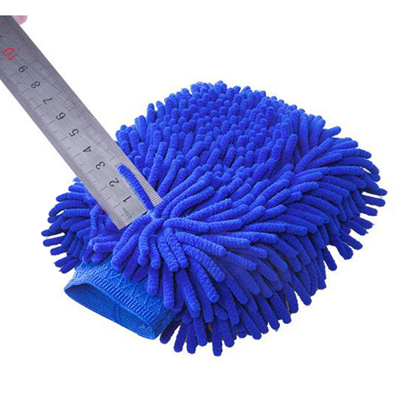 Ultrafijne vezel Chenille MicroFiber Car Wash Glove Mitt Soft Mesh voor Car Washing