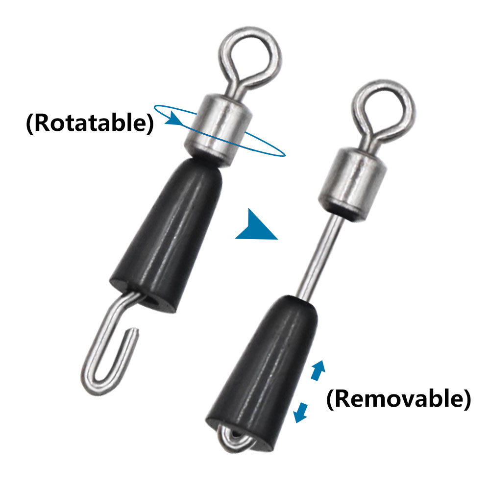 Feeder Carp Akcesoria rybackie Swivels Szybka zmiana Hooklink łącza Pierścień złącza wędkarski