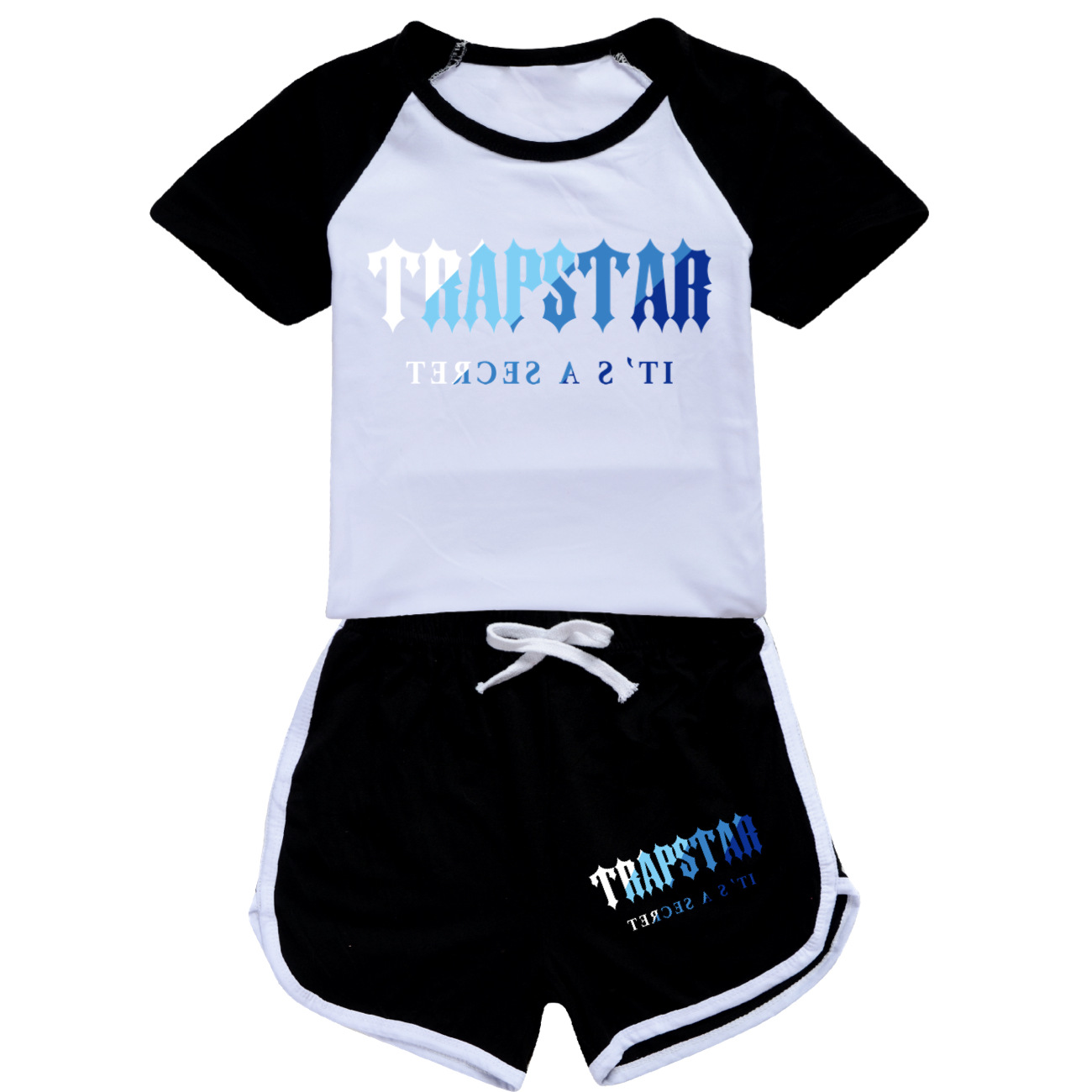 T-shirts et shorts trapstar ensembles de vêtements pour enfants ensembles de vêtements garçons t-shirts créateurs t-shirts vêtements de mode