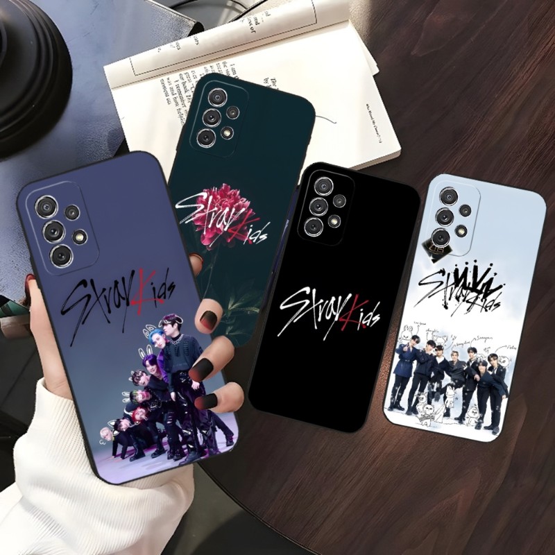 KPOP Stray Kids Phone Case för Samsung A73 A71 A54 A53 A52 A51 A50 A42 A34 A33 A32 A31 A23 A22 A21 A20 A14 A13 A12 A10 COVER