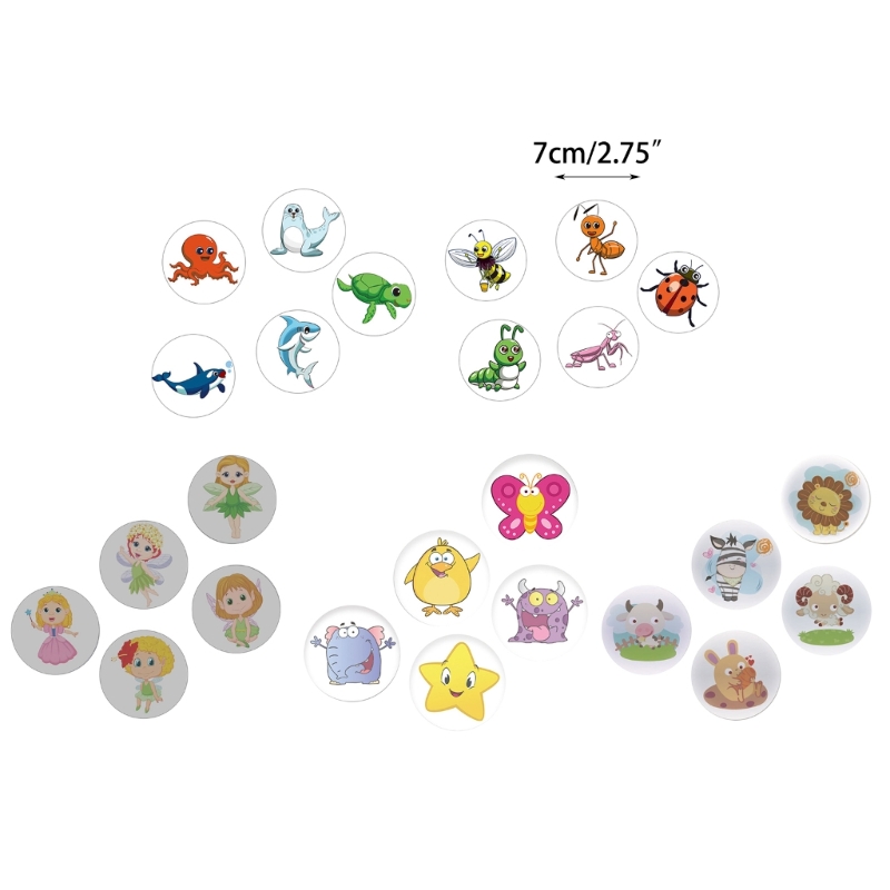 C5AA Potty Training Stickers Toilet Targets Sticker Reusable Potty Targets for Kid