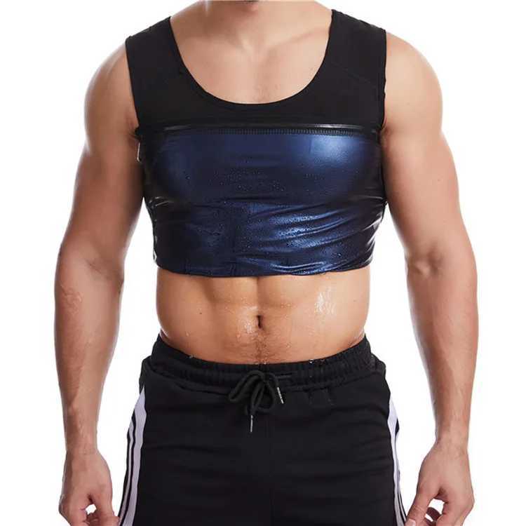 Ceinture mincerante des hommes body shaper gilet gym top sweat shappers sweet hommes instantanément hot lina effet slim fitness gilet women workout shirt shirt corset 240409