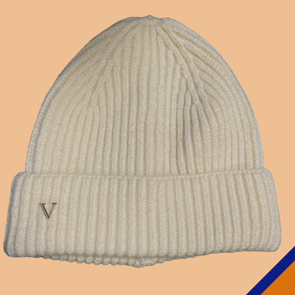 Hat Cap Designer V Knitted Brimless Knit Beanie Pullover Cold Beanies Bell Shaped Woolen Metal Warm New Fashion High Quality Mens Womens Wholesale
