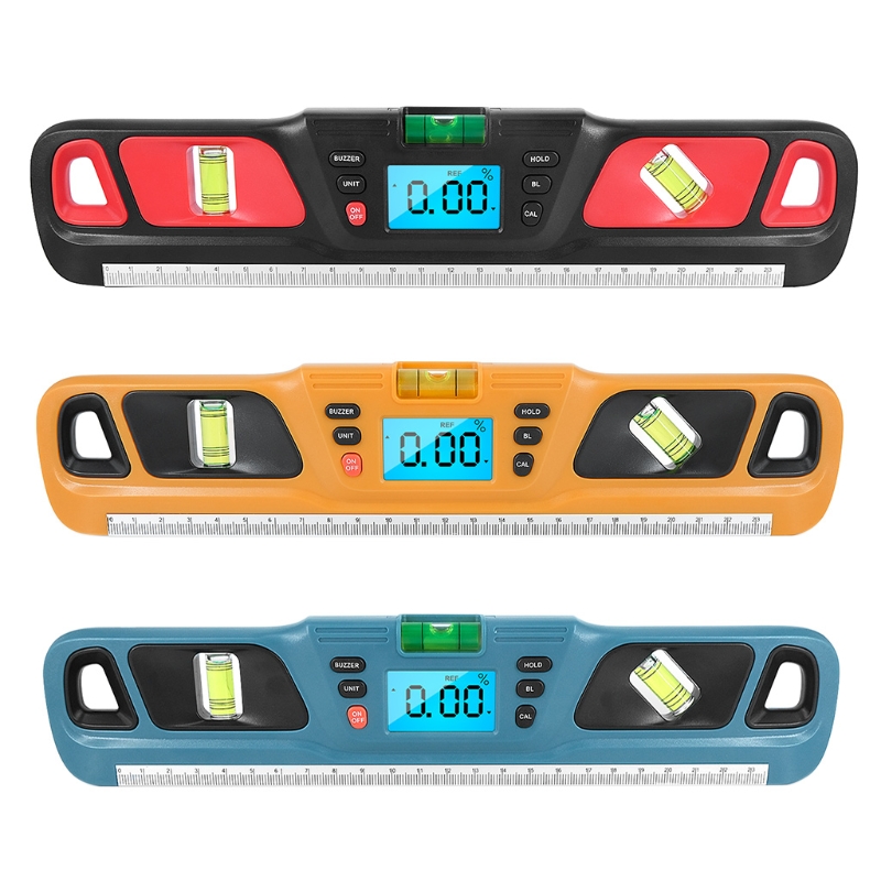 Localizador de ângulo de transferidor digital Inclinômetro de nível eletrônico 360 graus LCD