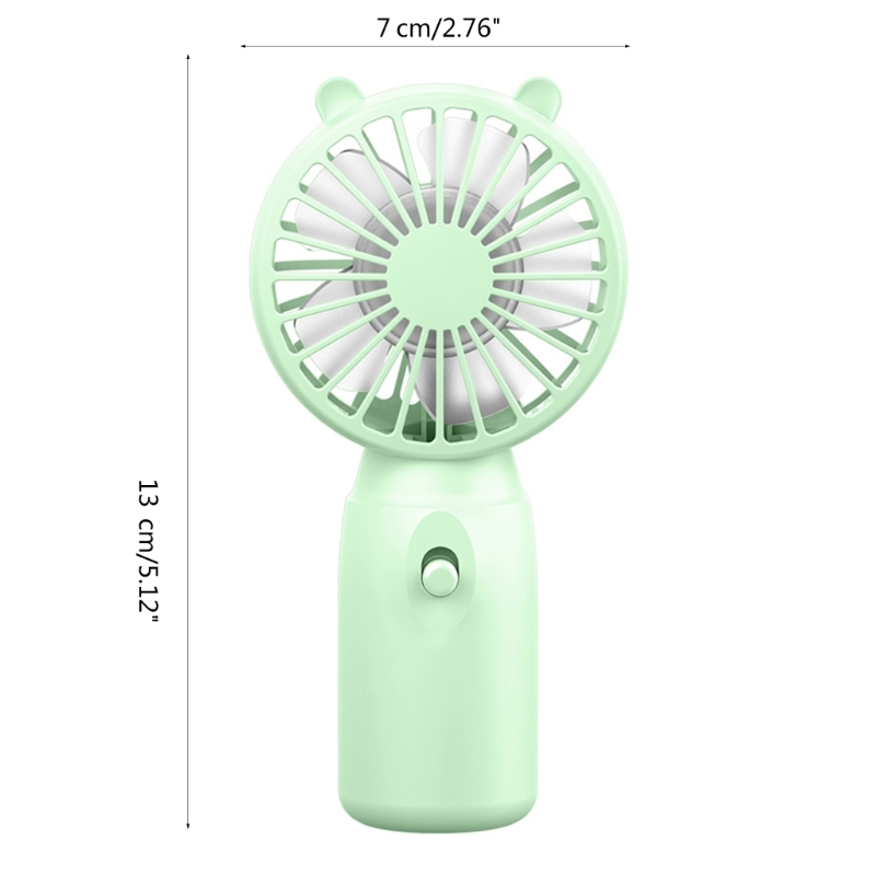 Kleine persoonlijke fan Handheld Mini Fan Summer Portable Fan AA-Battery Operated Pocket Fans batterijen niet inbegrepen