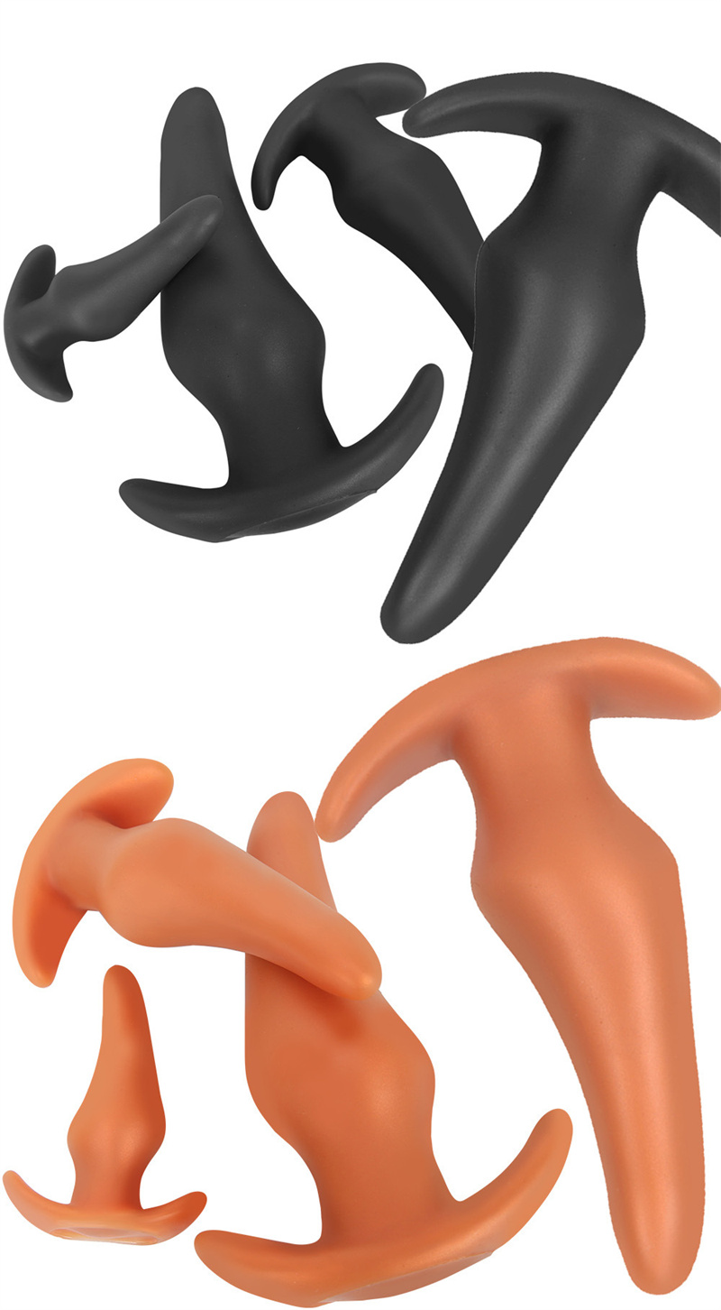 Grande silicone liquido dildo anale bott si spinge morbido massaggio vagina stimolazione giocattoli sessuali donne uomini gay masturbazione adulti giochi adulti - at42