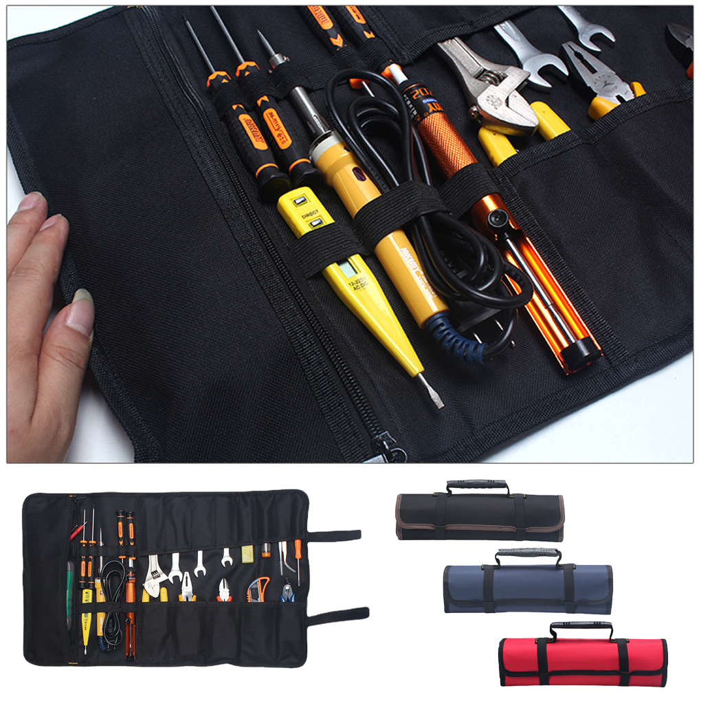Przenośne wielofunkcyjne organizator narzędzi klucza składany Oxford Cloth Wrench Multi Pocket Portable Storage Organizer