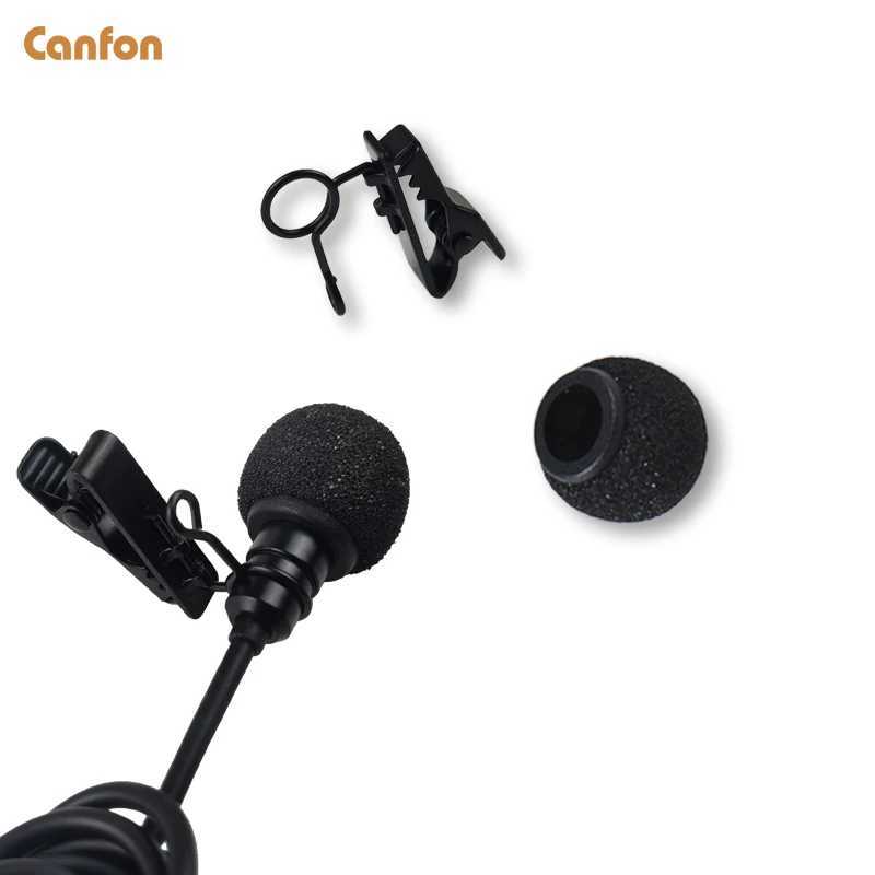 Microphones CANFON UNI-DIRECTIONNEL LAVARE CONDENSER Microphone Compatible pour UTX-B1 / B2 / B03 / 40 UWP V1 / D11 / D21 Système sans fil 240408