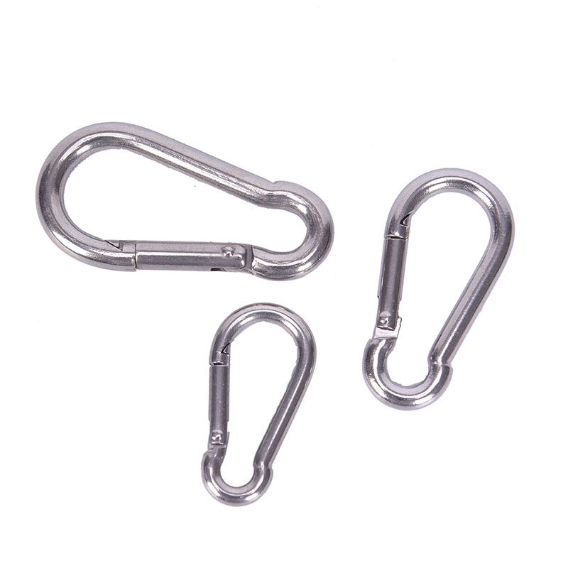 Carabiner Clip, Heavy Duty Carabiner for Hammocks, Camping, Hiking, Keychains, D Shaped Spring Hook Carabiners Harness