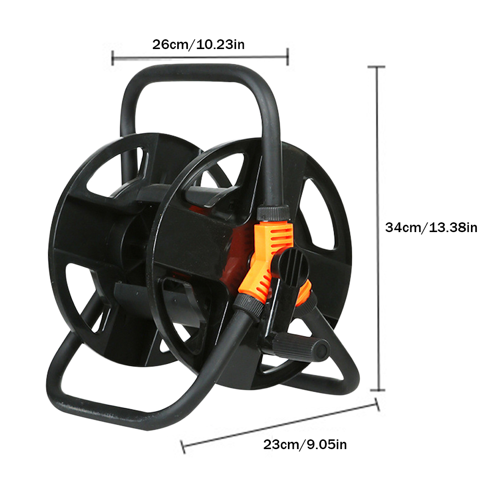 15-25m trädgårdsvattning slang fristående winder bärbar slangrulle vatten rör förvaringsställ arrangör hållare trädgårdsskötsel verktyg