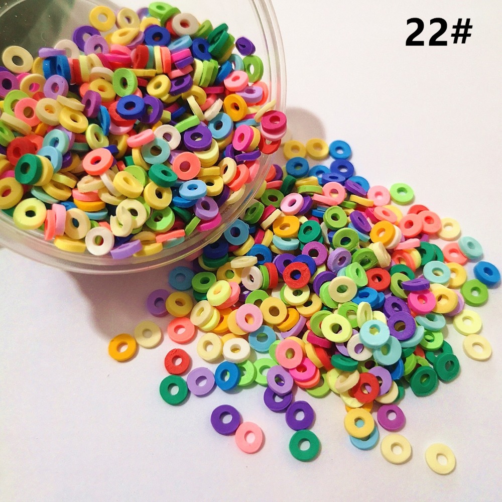 100g Snowflake Polymer Hot Soft Clay Sprinkles Colorful for Crafts plastic klei Tiny Cute Mud Particles Blue White Snow