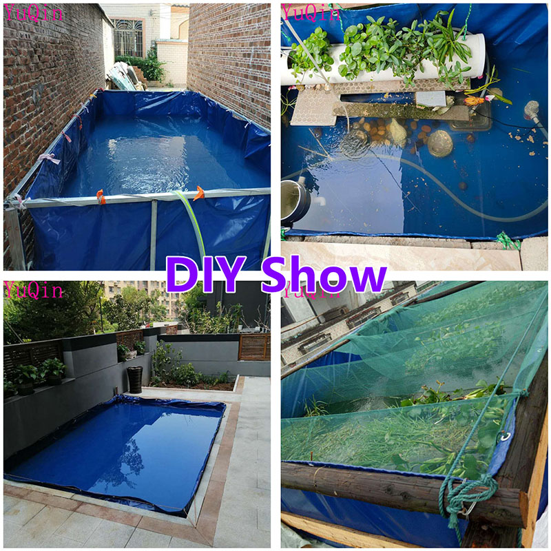 Small-scale PVC Tarpaulin Tank Thick Round Fish Farming Pond Circular reservoir Swimming Pool