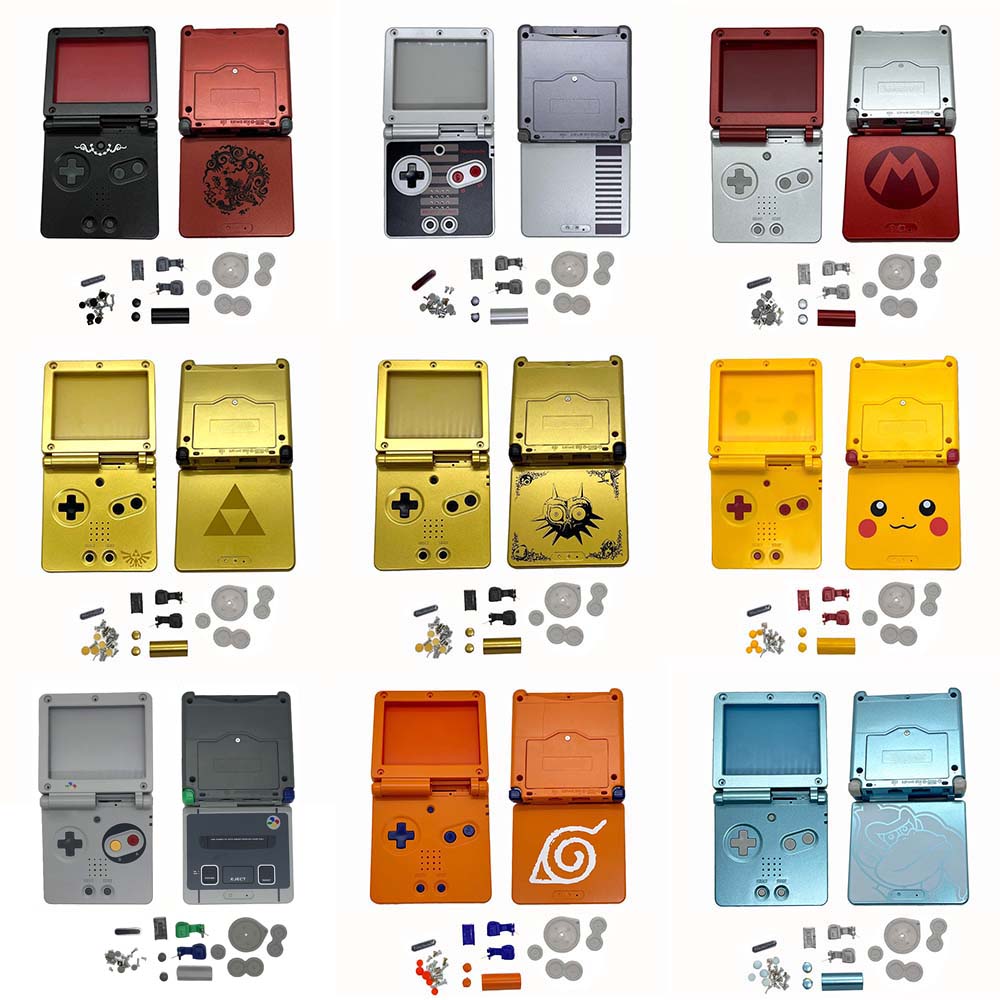 New Housing Shell for Nintend Gameboy Advance SP GBA SP Shell Replacement For GBASP Game Console Housing Case Cover With Buttons