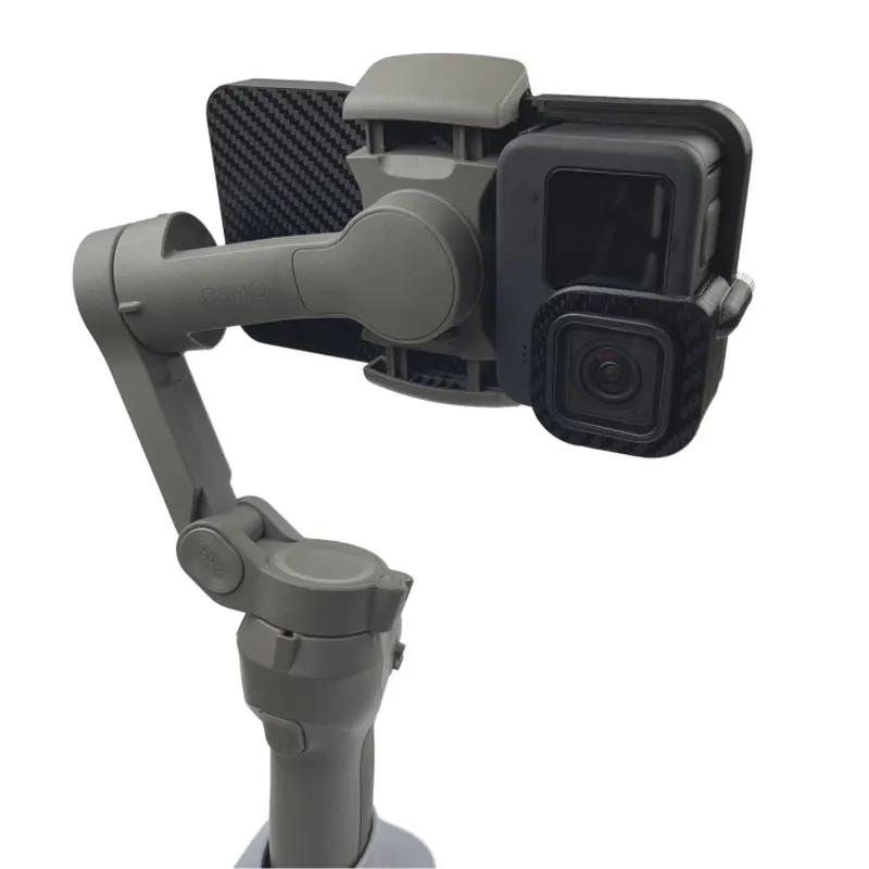 Kamery ręczne gimbal adapter przełącznika montażu do GoPro Hero 9 Czarny aparat dla DJI OM 4 /OSMO Mobile 3 Gimbal