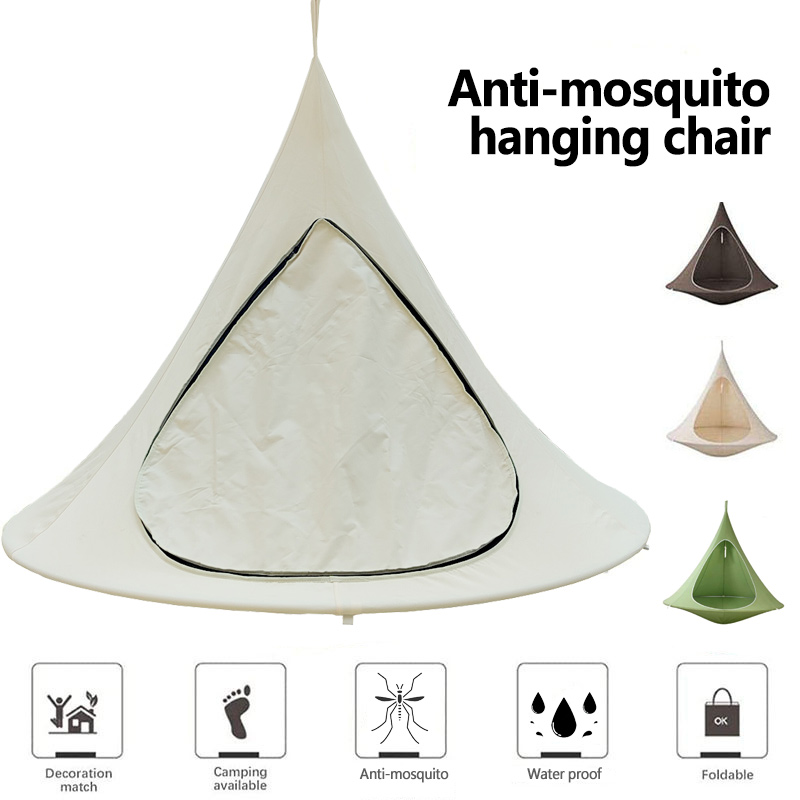 1,8 m - Mosquito Teepee Tente Flying Soucoucer Hamac Round Termroping Chaise suspendue canapé de suspension