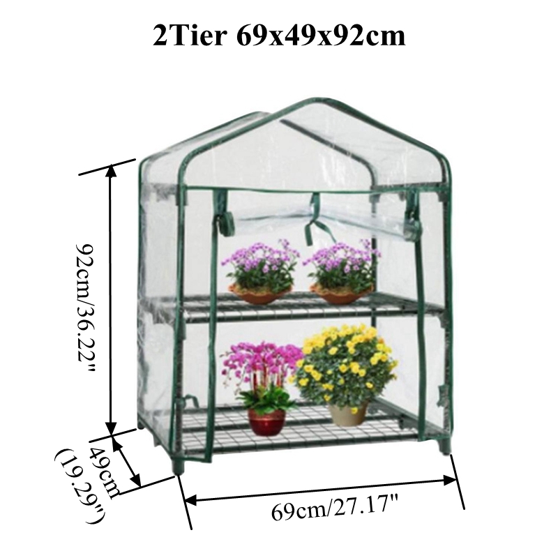 Couverture de porte-fleurs en serre du jardin domestique de 2 à 4