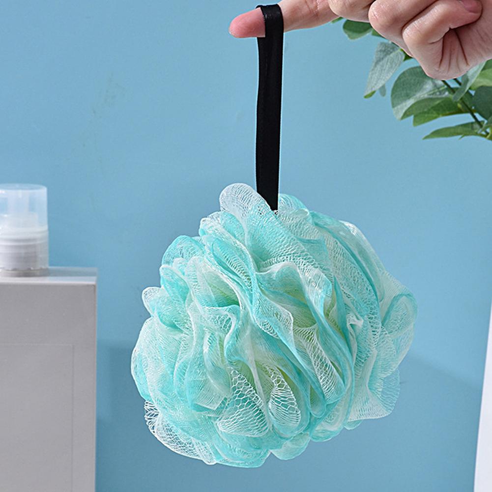 malla suave de bola grande bolas de esponja de bola de encaje de encaje cepillo bufón de ducha limpiador exfoliante suministros de baño suministros